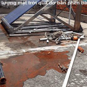 Vệ sinh nước nóng năng lượng mặt trời