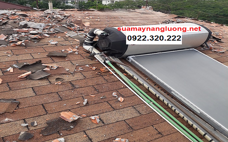 chống thấm mái nhà cần di dời máy năng lượng