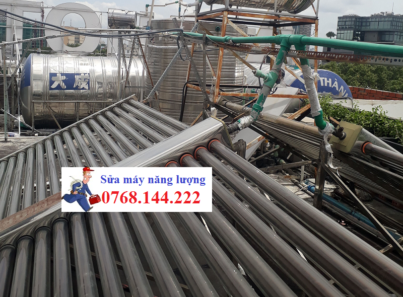sửa dàn công nghiệp nước nóng năng lượng mặt trời quận 1