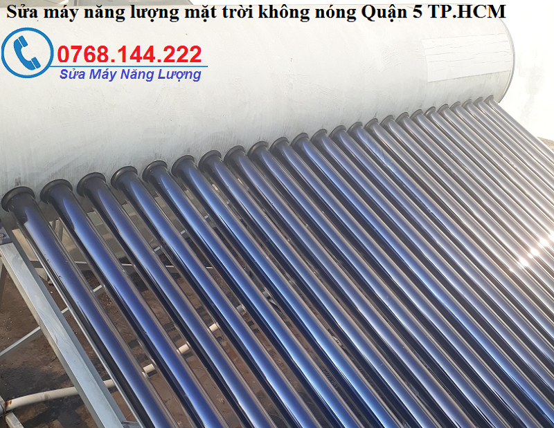 Sửa máy năng lượng mặt trời không nóng quận 5
