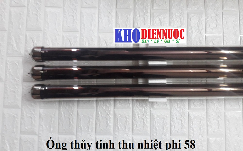 ống thủy tinh năng lượng mặt trời phi 58