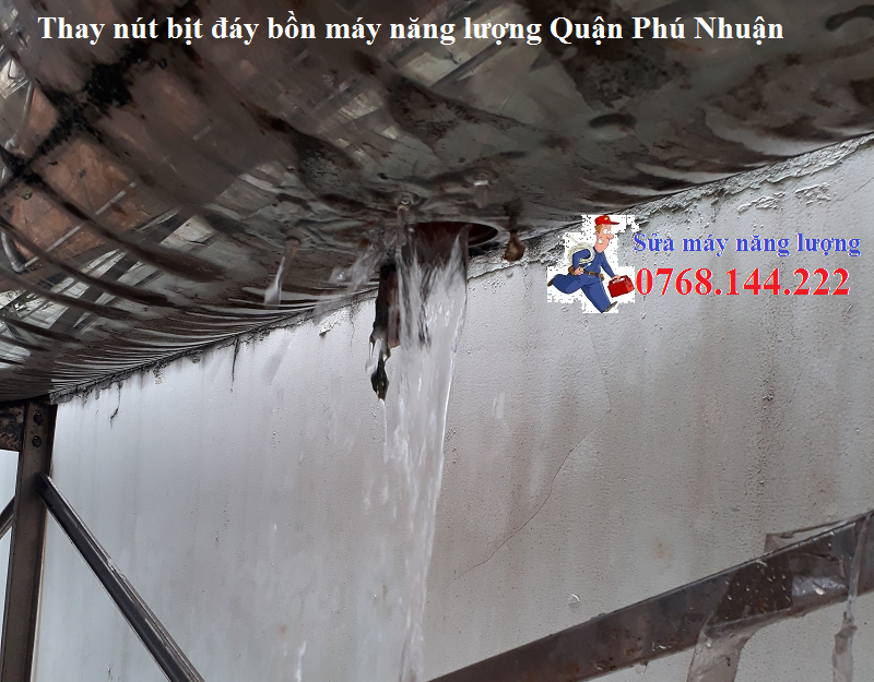 thay nút bịt đáy bồn máy năng lượng